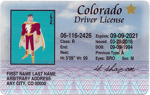 Colorado ID (DOB before Mar.20,1995 )