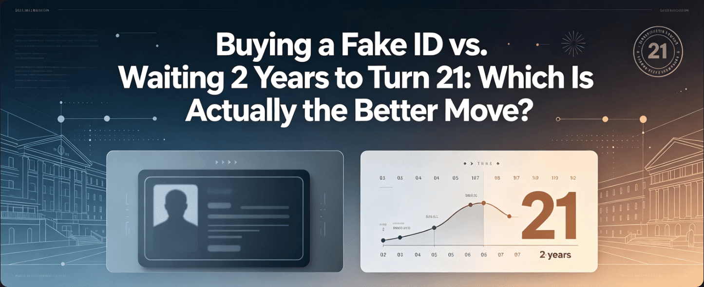 Buying a Fake ID vs. Waiting 2 Years to Turn 21: Which Is Actually the Better Move?