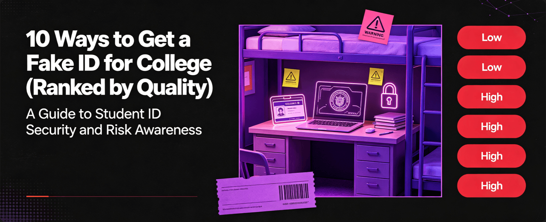 10 Ways to Get a Fake ID for College (Ranked by Quality)