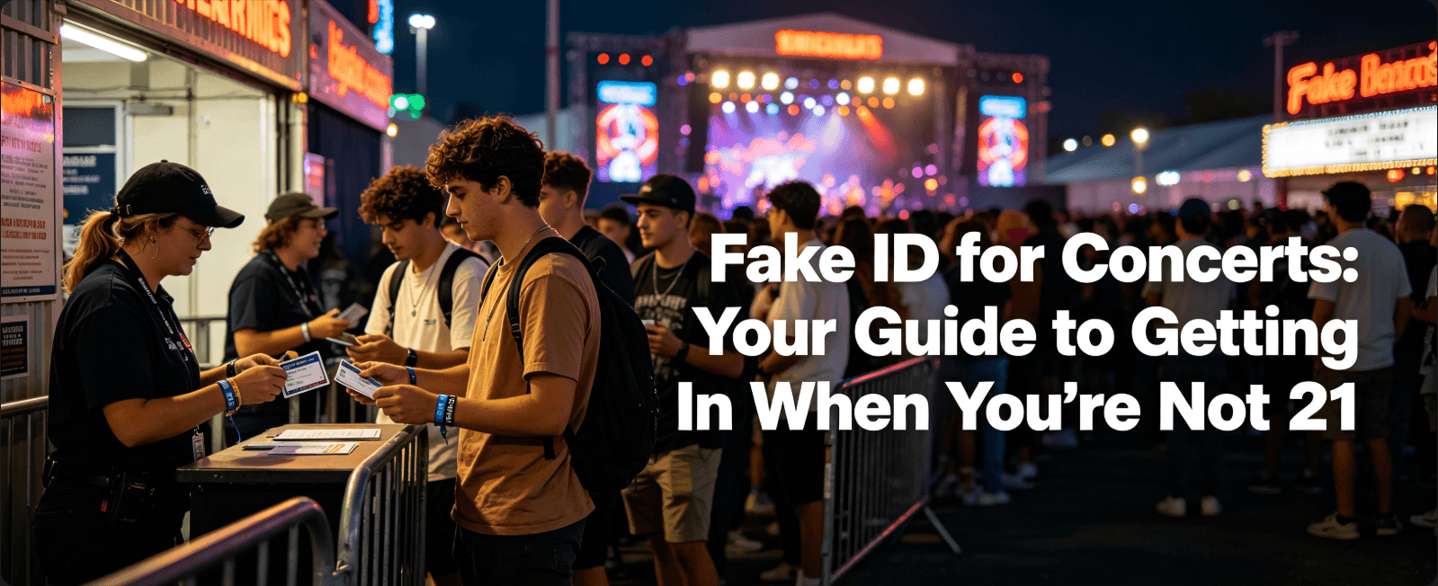 Fake ID for Concerts: Your Guide to Getting In When You're Not 21