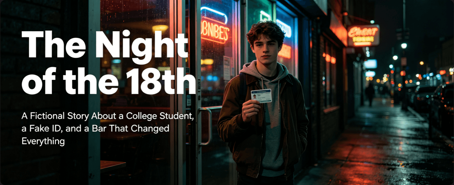 The Night of the 18th: A Fictional Story About a College Student, a Fake ID, and a Bar That Changed Everything